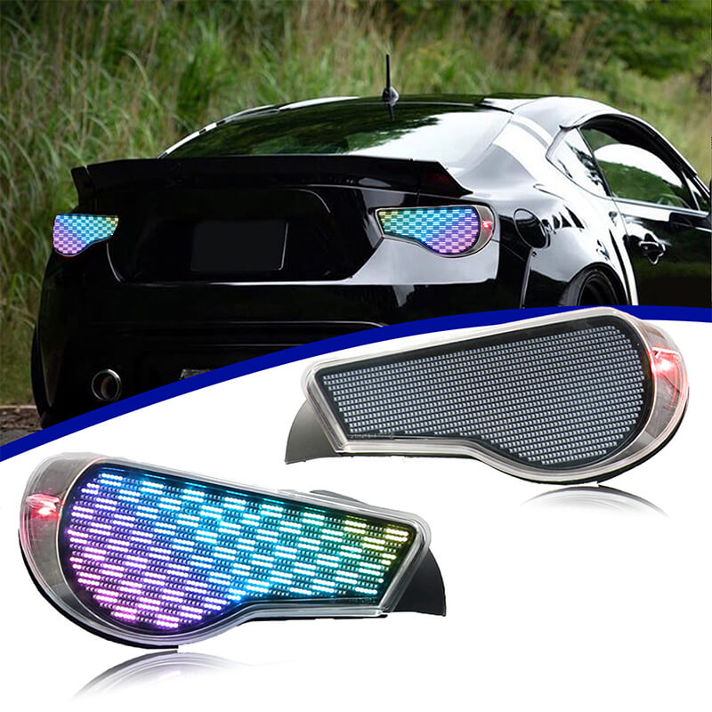 Custom LED Digital Tail Lights Fits Toyota GT86 / Subaru BRZ / Scion FR-S 2012–2020