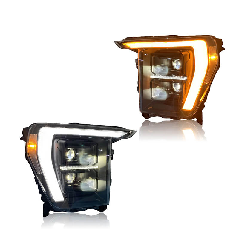 Aftermarket LED Headlight Assembly Fits F-150 2021–2024 (Sequential Design)