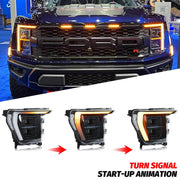Aftermarket LED Headlight Assembly Fits F-150 2021–2024 (Sequential Design)
