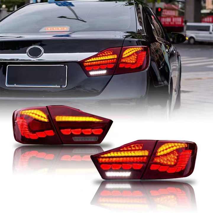 Dragon Scale LED Tail Light Upgrade Fits Toyota Camry 7th Gen (2012–2014)