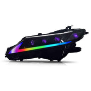 Aftermarket RGB LED Projector Headlights for Toyota Camry 2018-2024 LE/SE/XLE/XSE