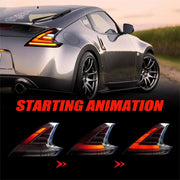 Aftermarket Sequential LED Tail Lights for Nissan 370Z 2008-2019 Plug-N-Play