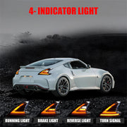 Aftermarket Sequential LED Tail Lights for Nissan 370Z 2008-2019 Plug-N-Play
