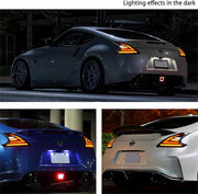 Aftermarket Sequential LED Tail Lights for Nissan 370Z 2008-2019 Plug-N-Play