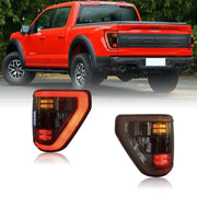 Aftermarket Smoked LED Tail Lights for Ford F-150 2021-2024