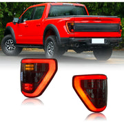 Aftermarket Smoked LED Tail Lights for Ford F-150 2021-2024