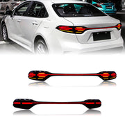 Aftermarket Sequential LED Tail Lights for Toyota Corolla 2019-2024