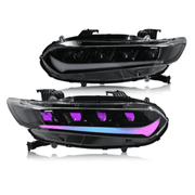 Custom LED Projector Headlights Fits Honda Accord Sedan 2018–2022 LX/Sport/EX-L