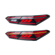 Aftermarket Rectilinear LED Sequential Tail Lights for Toyota Camry 2018-2022