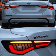 Compatible Smoked Red Tail Light Upgrade for Nissan Sentra B18 20-22