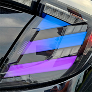 Aftermarket RGB LED Tail Light Assembly with Sequential Z-Bar Fits Honda Civic Hatchback 2016–2021