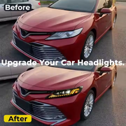 ftermarket LED Projector Headlights Compatible with Toyota Camry (2018–2022) LE/SE/XLE
