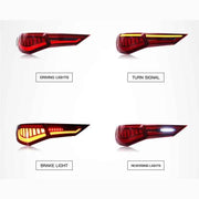 Compatible Smoked Red Tail Light Upgrade for Nissan Sentra B18 20-22
