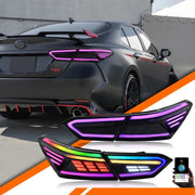 Aftermarket Rectilinear LED Sequential Tail Lights for Toyota Camry 2018-2022