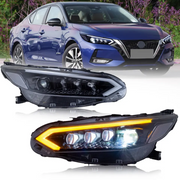 Aftermarket Rotating Lens LED Projector Headlights for Nissan Sylphy/Sentra 2020-2022