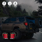 Aftermarket Smoked LED Sequential Tail Lights for Toyota 4Runner 2010-2023