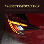 Aftermarket Sequential LED Tail Lights for Nissan 370Z 2008-2019 Plug-N-Play