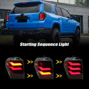 Aftermarket Smoked LED Sequential Tail Lights for Toyota 4Runner 2010-2023