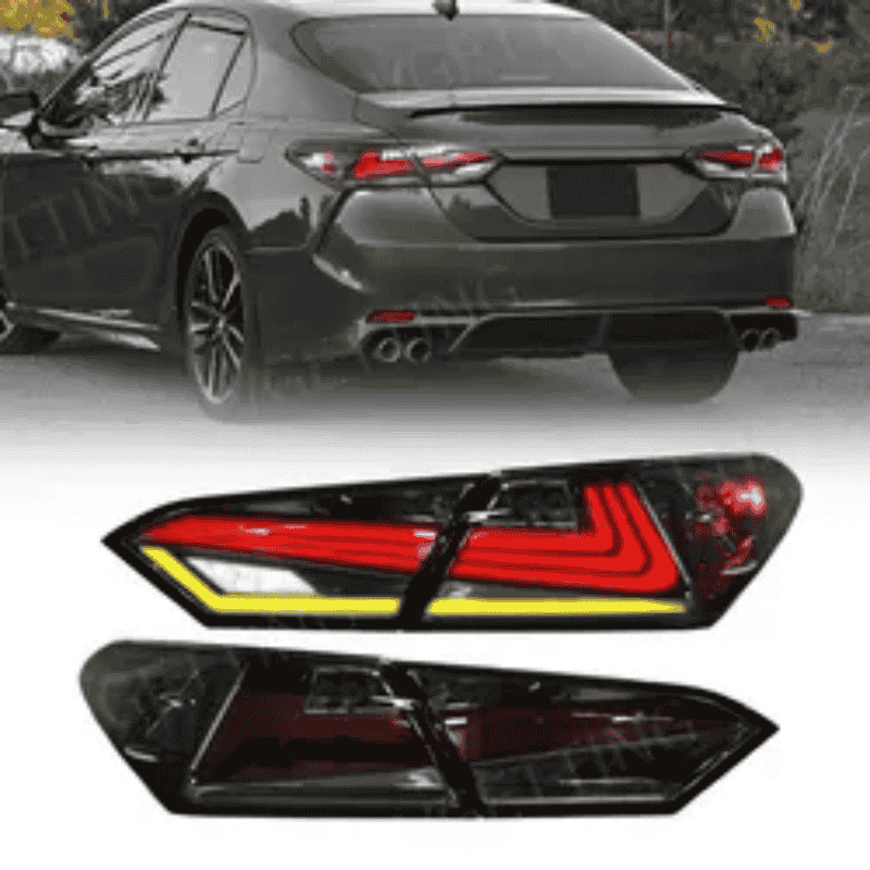 Aftermarket Tick Beam LED Sequential Tail Lights for Toyota Camry 2018-2022