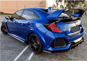 Aftermarket RGB LED Tail Light Assembly with Sequential Z-Bar Fits Honda Civic Hatchback 2016–2021