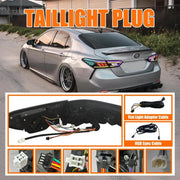Aftermarket Rectilinear LED Sequential Tail Lights for Toyota Camry 2018-2022