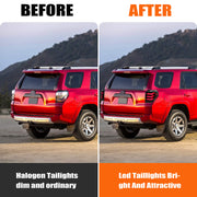 Aftermarket Smoked LED Sequential Tail Lights for Toyota 4Runner 2010-2023