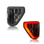 Aftermarket Smoked LED Tail Lights for Ford F-150 2021-2024