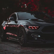 Aftermarket Triple Beam LED Projector Headlights for Ford Mustang S550 2015-2017