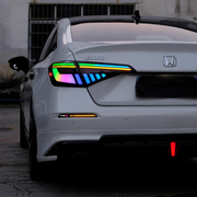 Aftermarket RGB LED Sequential Tail Lights for Honda Civic 11th Gen 2022-2023
