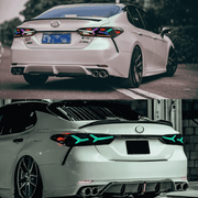 Aftermarket Fish Bone LED Tail Lights w/Sequential Animation for Toyota Camry 2018-2022
