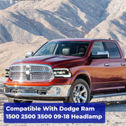 Aftermarket LED Projector Headlights for Dodge Ram 1500/2500/3500 2009-2018