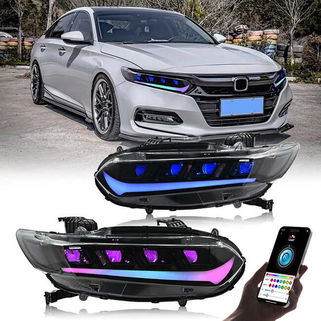 Honda Accord 10th Gen Sedan 2018 -2022 Headlights