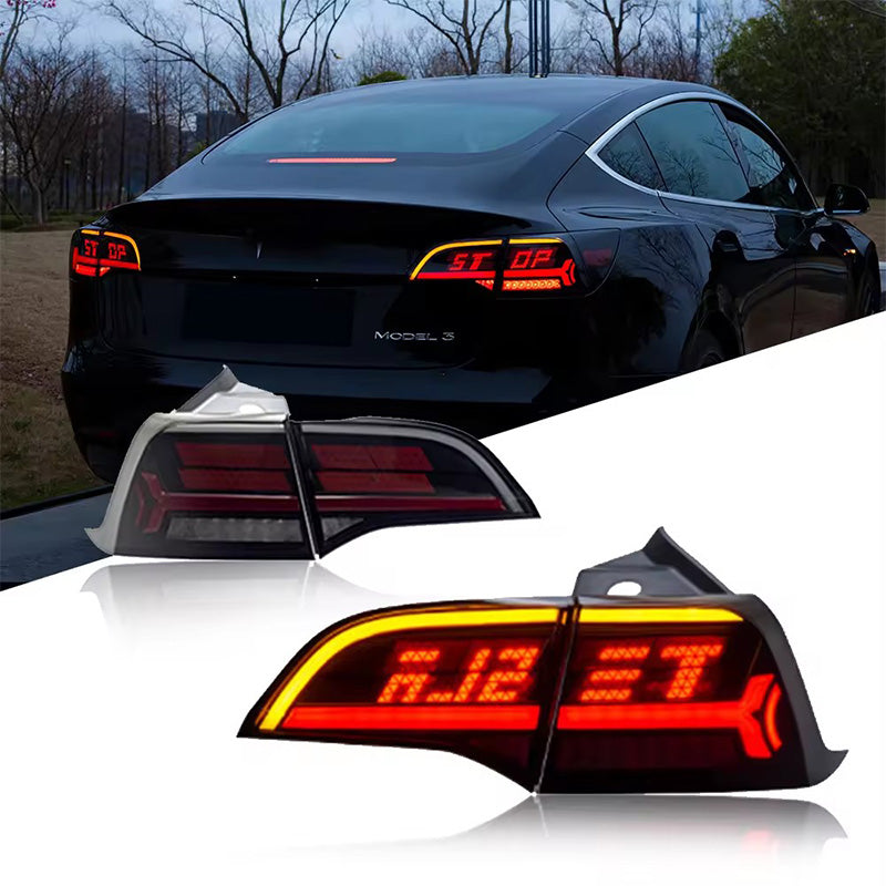 Tesla model 3/Y  18-23 OLED Tail lights (smoke)