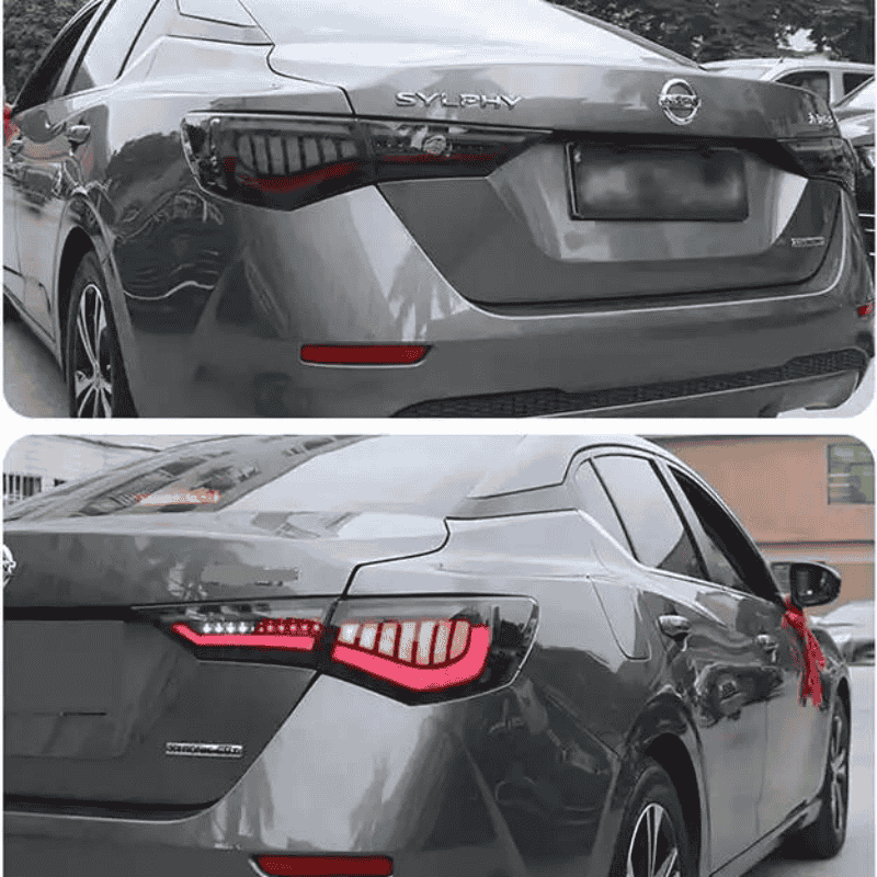 Nissan Sylphy/Sentra 20-22 tail lights (smoke + red)