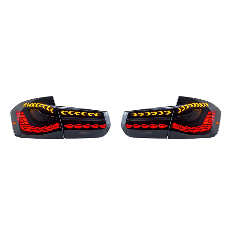 BMW 3 Series F30 F31 F35 13-19 tail lights double dragon scales