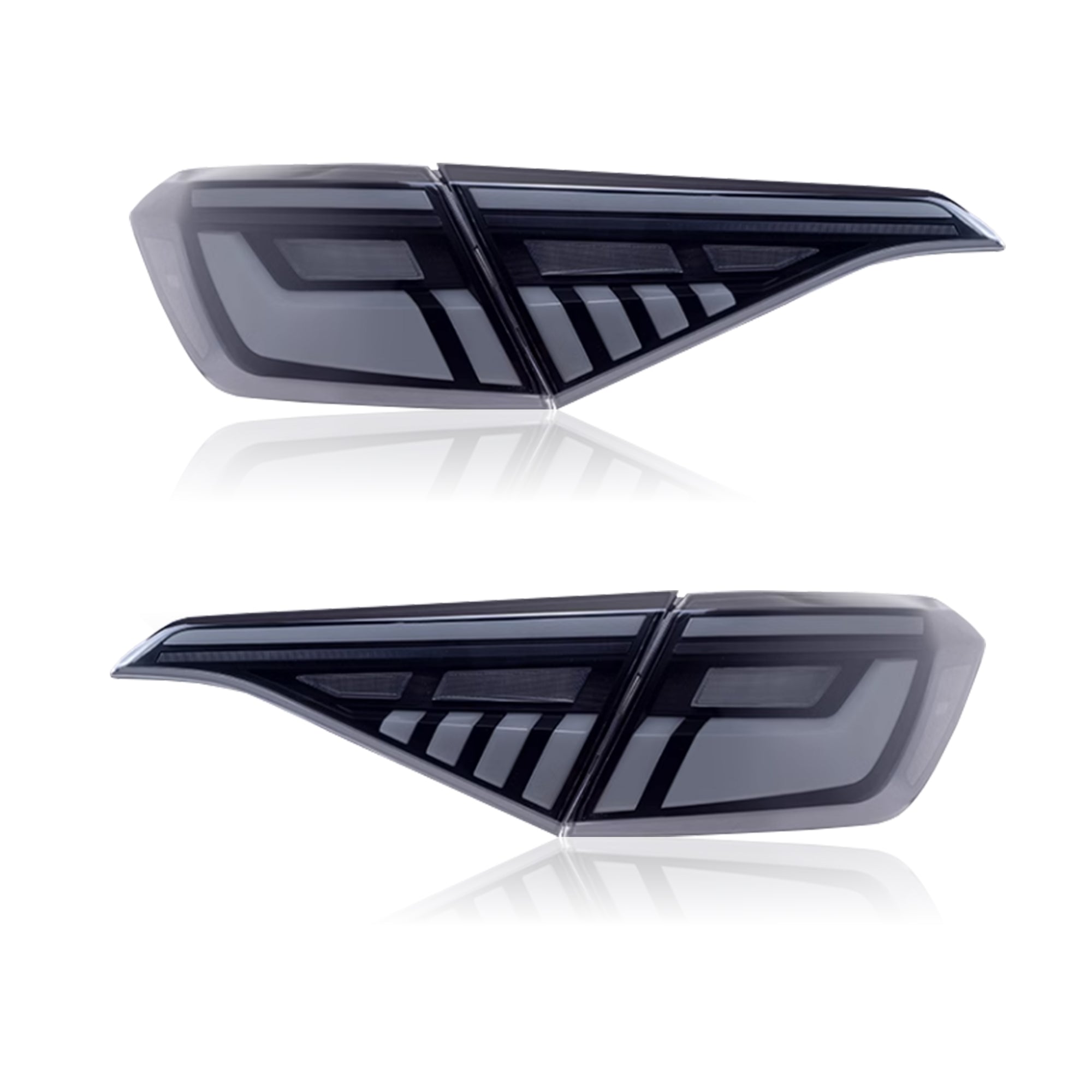 Honda 11th civic 22-23  tail lights (clear+red)